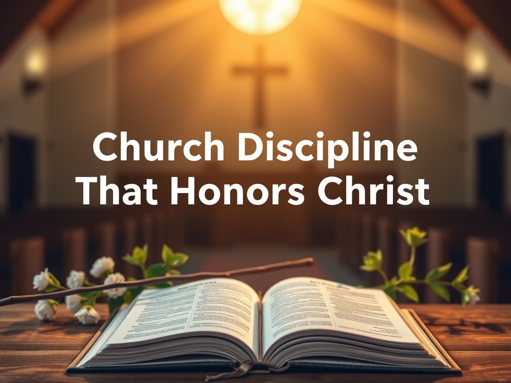 Church Discipline That Honors Christ